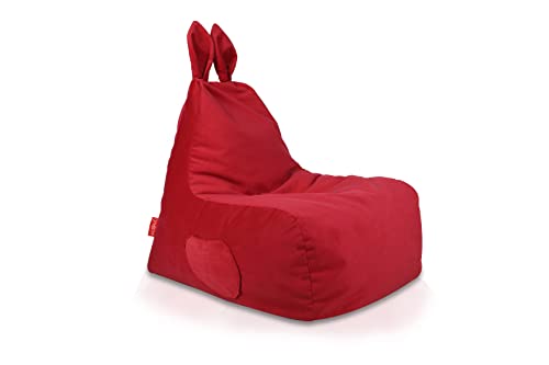 Ecopuf Bunny L | Kindersitzsack - Original Kaninchen-Design - Komplett abziehbarer Sitzsack aus weichem Mikrofaser - Sitzsack mit Aufbewahrungstasche Ecopuf Bunny L | Kindersitzsack - Original Kaninchen-Design - Komplett abziehbarer Sitzsack aus weichem Mikrofaser - Sitzsack mit Aufbewahrungstasche von Ecopuf