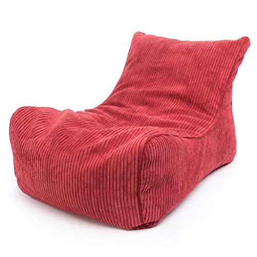 Ecopuf Sitzsack Cord - Sitzsäcke - Bean Bag - Sitzsack mit Füllung zum Kinderzimmer und zum Wohnzimmer - für Erwachsene und Kinder von Ecopuf