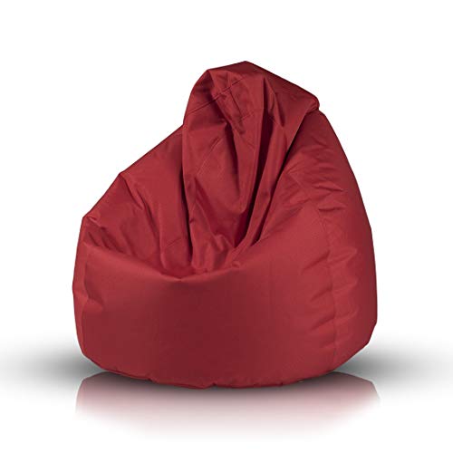 Ecopuf Fuzzy | Sitzsack für drinnen und draußen 80x110 cm | Sitzsack Sessel Kinder & Erwachsene | Sitzkissen oder als Gaming | Sitzsäcke geliefert mit Füllung von Ecopuf