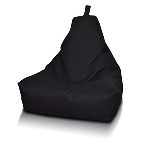Ecopuf Keiko M Sitzsack - Outdoor und Indoor Bean-Bag aus Polyester mit Anti-Verlust Reißverschluss - 100x85 cm von Ecopuf