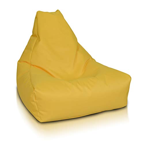 Ecopuf Keiko M Sitzsack - Outdoor und Indoor Bean-Bag aus Polyester mit Anti-Verlust Reißverschluss - 100x85 cm von Ecopuf