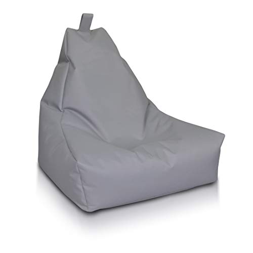 Ecopuf Keiko M Sitzsack - Outdoor und Indoor Bean-Bag aus Polyester mit Anti-Verlust Reißverschluss - 100x85 cm von Ecopuf