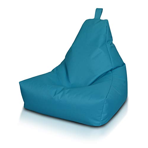 Ecopuf Keiko S Sitzsack - Outdoor und Indoor Bean-Bag aus Polyester mit Anti-Verlust Reißverschluss - 75x70 cm von Ecopuf