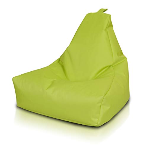 Ecopuf Keiko S Sitzsack - Outdoor und Indoor Bean-Bag aus Polyester mit Anti-Verlust Reißverschluss - 75x70 cm von Ecopuf