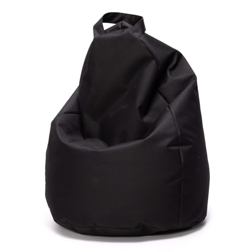 Ecopuf - Sako Pouf Sessel Outdoor - Sitzsack Kinderzimmer - Robuster Stoffsack - Entspannungssessel - Wohnungseinrichtung - Sessel Größe S - 80x50 cm von Ecopuf
