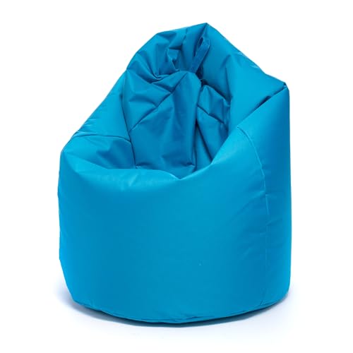 Ecopuf - Sako Pouf Sessel Outdoor - Sitzsack Kinderzimmer - Robuster Stoffsack - Entspannungssessel - Wohnungseinrichtung - Sessel Größe XL - 85x135cm, Hellblau Nc6 Ecopuf - Sako Pouf Sessel Outdoor - Sitzsack Kinderzimmer - Robuster Stoffsack - Entspannungssessel - Wohnungseinrichtung - Sessel Größe XL - 85x135cm, Hellblau Nc6 von Ecopuf
