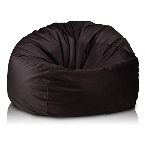 Ecopuf Sakwa | Pouf Sesselsack Größe M | Sitzsack Sessel Innensessel, abnehmbar, Sitzsack aus Mikrofaser, schmutzabweisend, Sessel mit Polystyrol-Polsterung - Sitzsack 90 x 50 cm von Ecopuf
