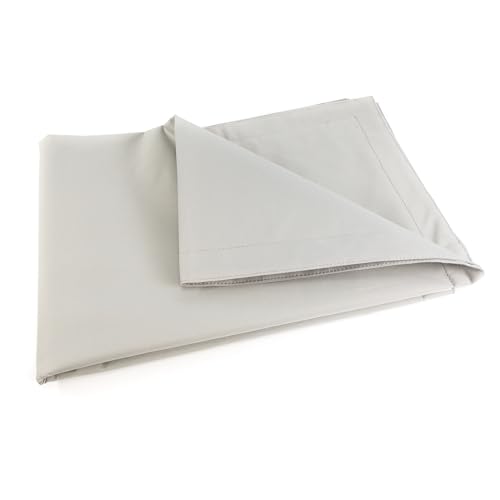 Ecopuf - Sitzsack Bezug ohne Füllung - Hülle Wetterfest - 135 x 170 cm - Polyester Sitzsackbezug zum Befüllen - für Outdoor Sitzpouf - für Garten, Balkon, Terrasse - Größe M - Grau von Ecopuf