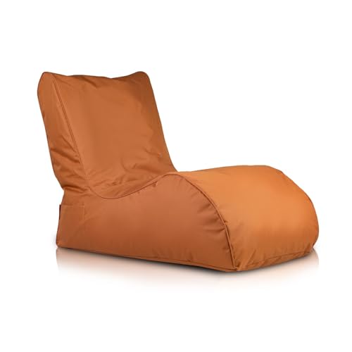 Ecopuf - Sitzsack Naomi, Pouf Sessel aus Polyester - Bequeme Sitzfläche im Meridianstil - Stoffsack mit Styroporkugeln - Entspannungssessel für Wohnzimmer - Farbe Dunkelorange NC11 Ecopuf - Sitzsack Naomi, Pouf Sessel aus Polyester - Bequeme Sitzfläche im Meridianstil - Stoffsack mit Styroporkugeln - Entspannungssessel für Wohnzimmer - Farbe Dunkelorange NC11 von Ecopuf