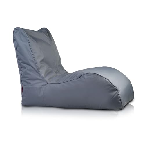 Ecopuf - Sitzsack Naomi, Pouf Sessel aus Polyester - Bequeme Sitzfläche im Meridianstil - Stoffsack mit Styroporkugeln - Entspannungssessel für Wohnzimmer - Farbe Graphit NC16 Ecopuf - Sitzsack Naomi, Pouf Sessel aus Polyester - Bequeme Sitzfläche im Meridianstil - Stoffsack mit Styroporkugeln - Entspannungssessel für Wohnzimmer - Farbe Graphit NC16 von Ecopuf