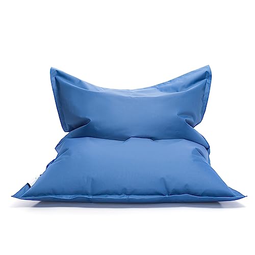Ecopuf Sitzsack Pillow S – 140x100 cm – wasserabweisend und reißfest – Liegesack für Kinder – Indoor & Outdoor Bean Bag – mit EPS-Füllung von Ecopuf
