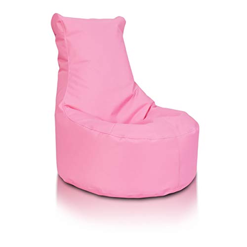 Ecopuf - Sitzsack mit hoher Rückenlehne aus Polyester - Füllung aus Polystyrolkugeln - Schlumpf zum Sitzen geeignet für Außen- und Innenräume - Große Größe 85 x 80, Farbe Rosa Ecopuf - Sitzsack mit hoher Rückenlehne aus Polyester - Füllung aus Polystyrolkugeln - Schlumpf zum Sitzen geeignet für Außen- und Innenräume - Große Größe 85 x 80, Farbe Rosa von Ecopuf
