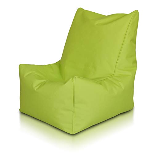 Ecopuf Solid Hochwertiger Sitzsack Sitzkissen aus Polyester 82 x 60 cm - Kissen Lounge Sessel für Erwachsene und Kinder - Gemütlicher und hochwertiger Hängesessel Farbe Olivgrün NC1 von Ecopuf