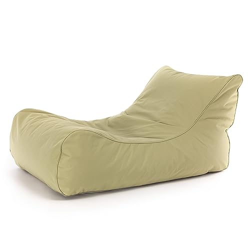Ecopuf Wetterfester Outdoor Sitzsack Master – Wasserabweisend, Beanbag mit EPS-Perlen, Ideal für Drinnen und Draußen, für Garten, Pool und Terrasse, Relaxliege für Kinder & Erwachsene von Ecopuf