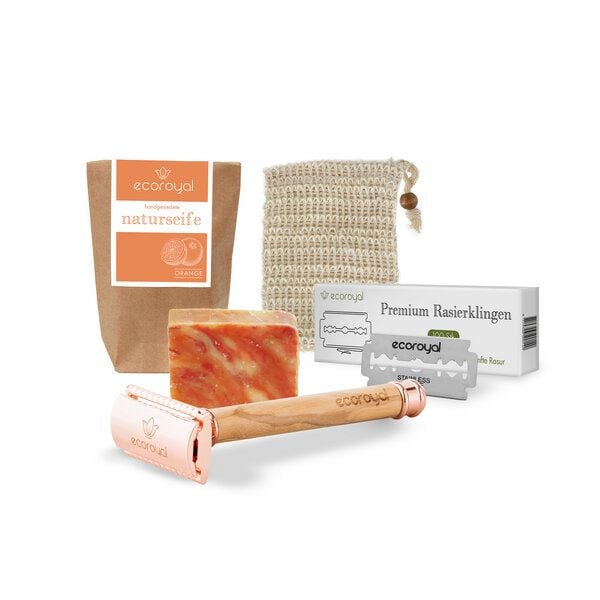 EcoRoyal Rasierhobel Set Roseholz - inkl.100 Rasierklingen und mehr EcoRoyal Rasierhobel Set Roseholz - inkl.100 Rasierklingen und mehr von Ecoroyal