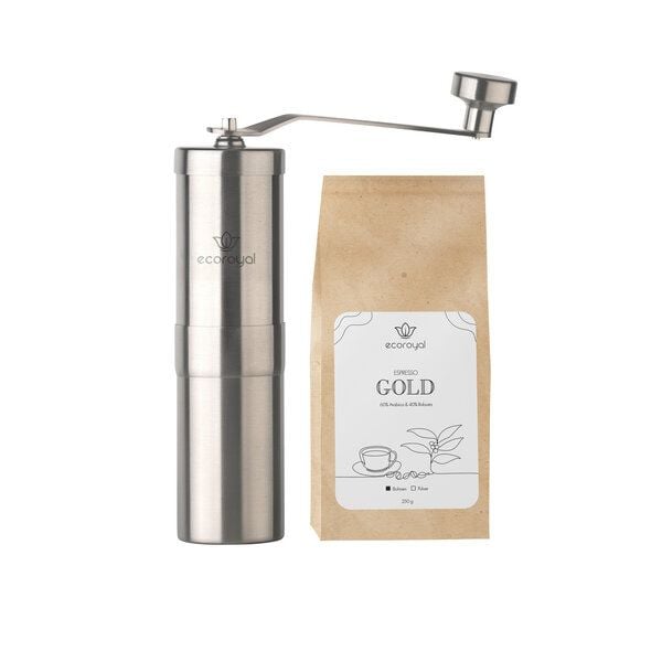 Ecoroyal Kaffeemühle manuell + 250g Bohnen Ecoroyal Kaffeemühle manuell + 250g Bohnen von Ecoroyal