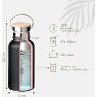 Ecoroyal Trinkflasche Edelstahl 750Ml - Thermosflasche Für Kinder & Erwachsene Wasserflasche Ist Auslaufsicher Isolierflasche Ecoroyal Trinkflasche Edelstahl 750Ml - Thermosflasche Für Kinder & Erwachsene Wasserflasche Ist Auslaufsicher Isolierflasche von Ecoroyal