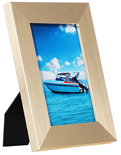 Ecosa Bilderrahmen 10x15 cm Gold | Fotorahmen | Picture Frame Photo Frame | Bilder Rahmen rechteckig | Passepartout | Foto Rahmen | Holz Rahmen | Bilderrahmen Variante… von ecosa