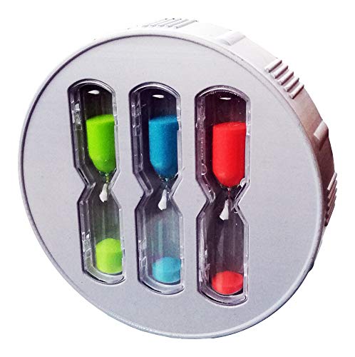 EcoSavers ShowerTimer Hourglass 3 Sanduhren Duschtimer 4, 6 und 8 Minuten Dusche Timer von EcoSavers