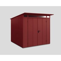 Ecostar Gerätehaus »Elegant-P«, BxT: 238 x 238 cm, Metall, Doppeltür - rot von Ecostar