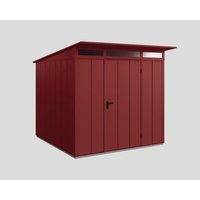 Ecostar Gerätehaus »Elegant-P«, BxT: 238 x 238 cm, Metall, Einzeltür - rot von Ecostar