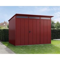 Ecostar Gerätehaus »Elegant-P«, BxT: 302,8 x 238 cm, Metall, Einzeltür - rot von Ecostar