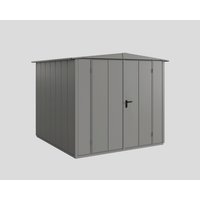 Ecostar Gerätehaus »Elegant-S«, Metall, BxHxT: 238 x 216 x 238 cm (Außenmaße inkl. Dachüberstand) - grau Ecostar Gerätehaus »Elegant-S«, Metall, BxHxT: 238 x 216 x 238 cm (Außenmaße inkl. Dachüberstand) - grau von Ecostar