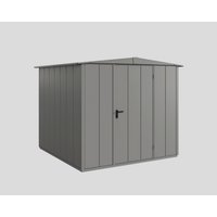 Ecostar Gerätehaus »Elegant-S«, Metall, BxHxT: 238 x 216 x 238 cm (Außenmaße inkl. Dachüberstand) - grau Ecostar Gerätehaus »Elegant-S«, Metall, BxHxT: 238 x 216 x 238 cm (Außenmaße inkl. Dachüberstand) - grau von Ecostar