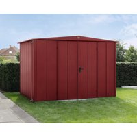 Ecostar Gerätehaus »Elegant-S«, BxT: 302,8 x 238 cm, Metall, Doppeltür - rot von Ecostar