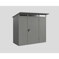 Ecostar Gerätehaus »Trend-P«, BxT: 238 x 107,8 cm, Metall, Einzeltür - grau von Ecostar