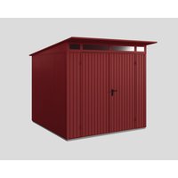 Ecostar Gerätehaus »Trend-P«, BxT: 238 x 238 cm, Metall, Doppeltür - rot von Ecostar