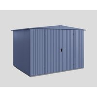 Ecostar Gerätehaus »Trend-S«, BxT: 302,8 x 238 cm, Metall, Doppeltür - blau von Ecostar