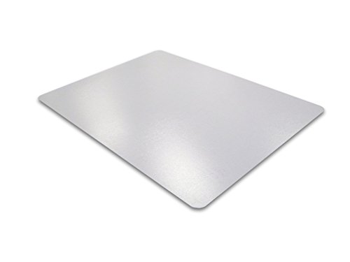 Floortex Bodenschutzmatte | Bürostuhlunterlage "Ecotex evolutionmat" | 120 x 75 cm | aus verbessertem Polymer mit bis zu 50 % recyceltem Inhalt | transparent | rechteckig | für harte Böden von Floortex