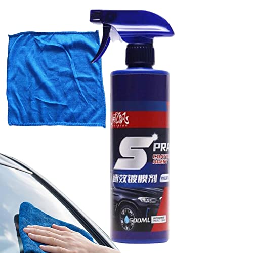 Auto Nano Reparaturspray, Car Scratch Removal Spray, High Protection Quick Car Coating Spray, Autolack Reparatur Auto Exterior Restorer Ceramic Spray Coating Für Autos Boote Motorräder 500 l von Ecoticfate