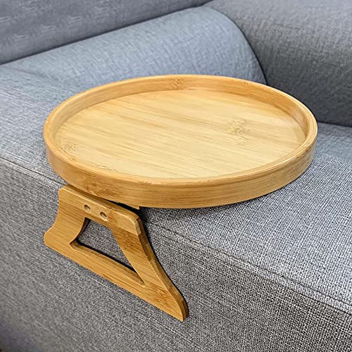 Ecoticfate Sofa Armlehne Tablett, Armlehnen Organizer Holz Sofatablett Tragbar Picknicktisch Weintisch Klappbr Sofa Arm Tablett Snacktablett Klein Sofatisch Snacks Tablett Für Getränke Snack von Ecoticfate