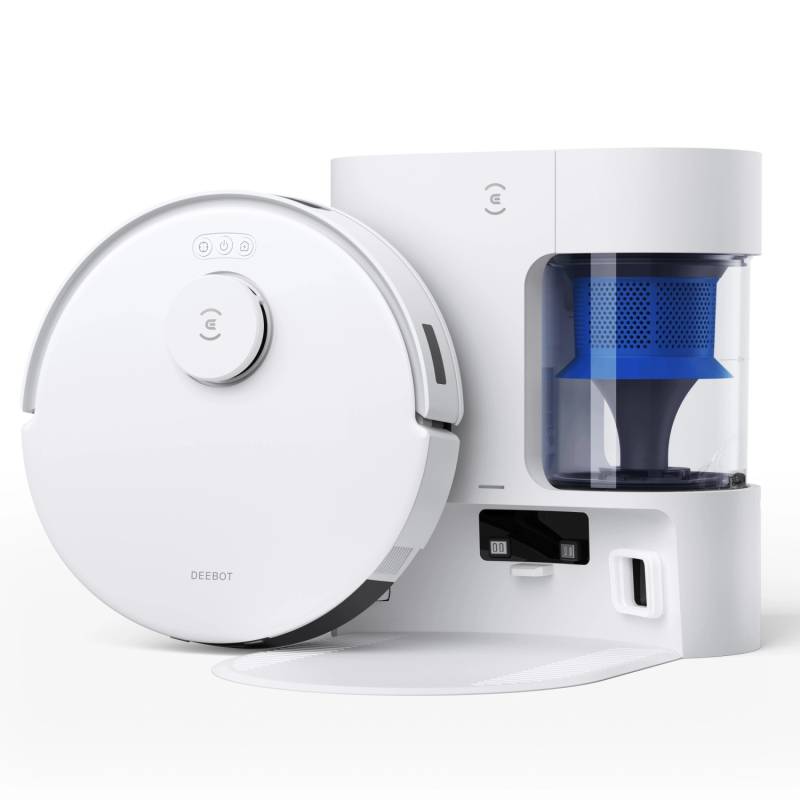ECOVACS DEEBOT N20 PLUS WHITE Saug- und Wischroboter mit Anti-Haarverwicklungs-Technologie von Ecovacs