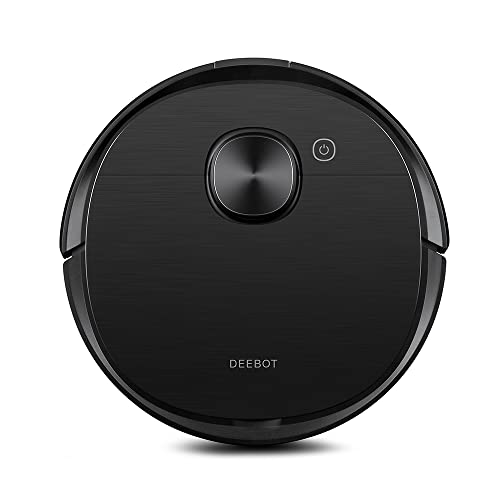 ECOVACS DEEBOT OZMO T8 AIVI Saugroboter mit Wischfunktion (2in1), intelligenter Navigation mit Objekterkennung, Roboterstaubsauger für Böden (App Steuerung), Alexa, schwarz von ECOVACS