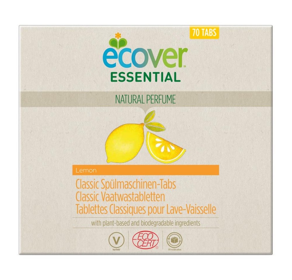 Ecover Classic Spülmaschinen-Tabs - Zitrone 70 Stück 1,4Kg Spülmaschinentabs Ecover Classic Spülmaschinen-Tabs - Zitrone 70 Stück 1,4Kg Spülmaschinentabs von Ecover