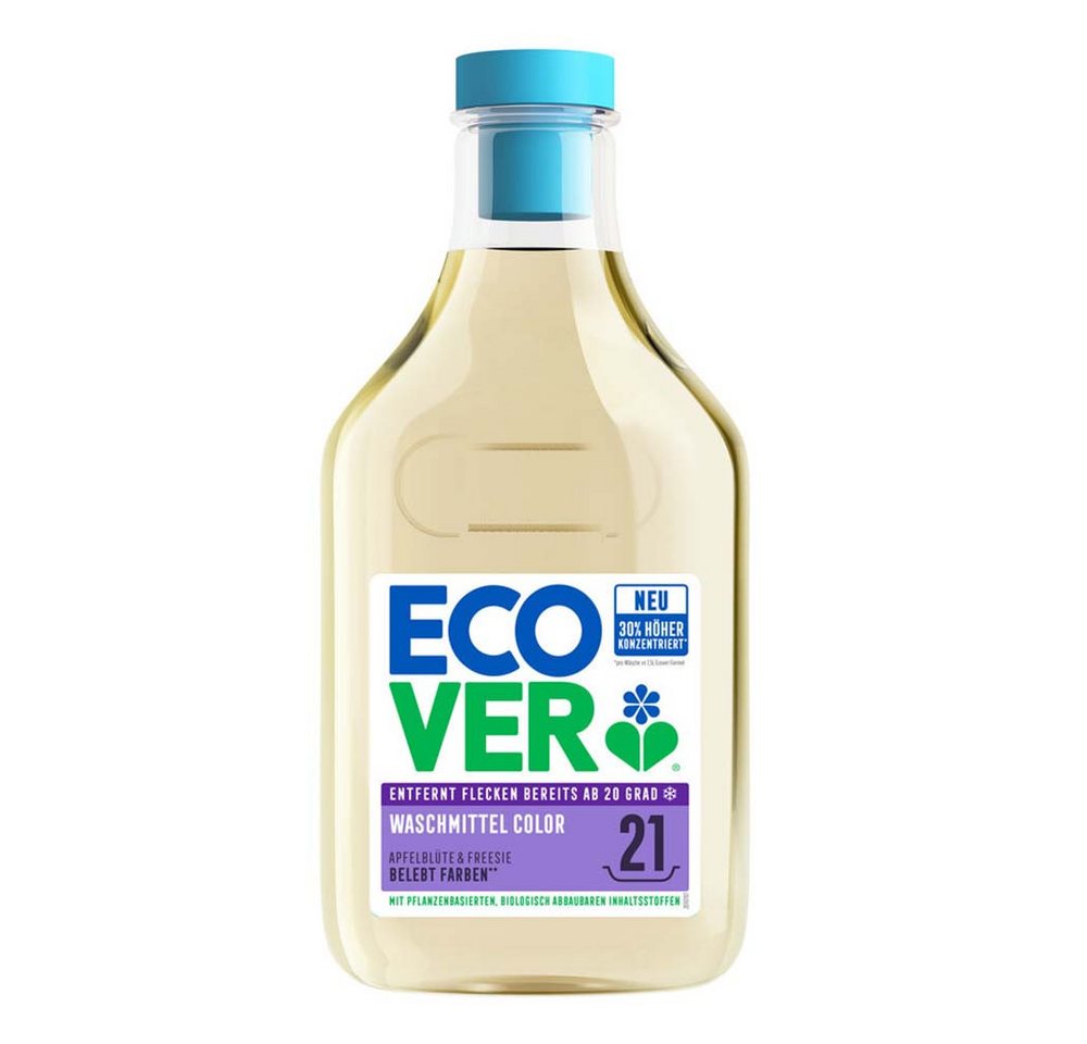 Ecover Color - Flüssigwaschmittel Apfelblüte & Freesie 21WL 750ml Colorwaschmittel Ecover Color - Flüssigwaschmittel Apfelblüte & Freesie 21WL 750ml Colorwaschmittel von Ecover