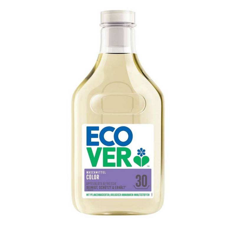 Ecover Color - Flüssigwaschmittel Apfelblüte & Freesie 30WL 1,5L Colorwaschmittel von Ecover