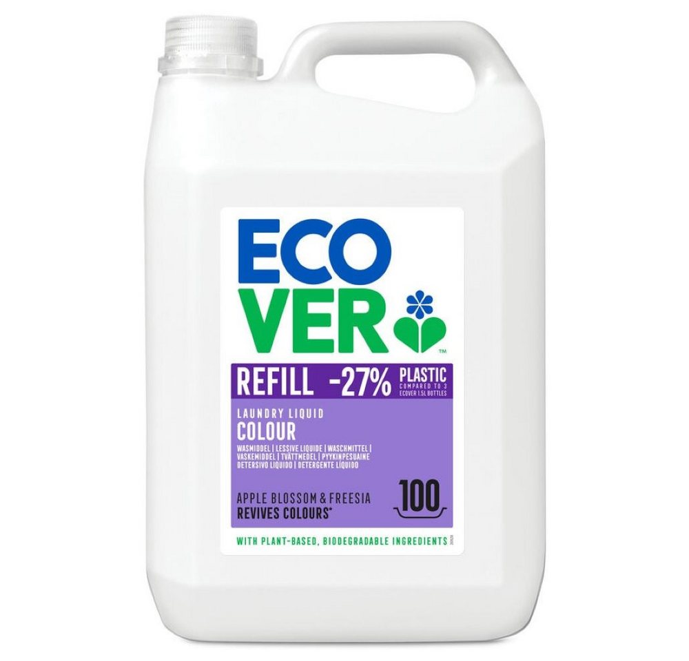 Ecover Color - Flüssigwaschmittel Apfelblüte & Freesie Kanister 5L Colorwaschmittel Ecover Color - Flüssigwaschmittel Apfelblüte & Freesie Kanister 5L Colorwaschmittel von Ecover