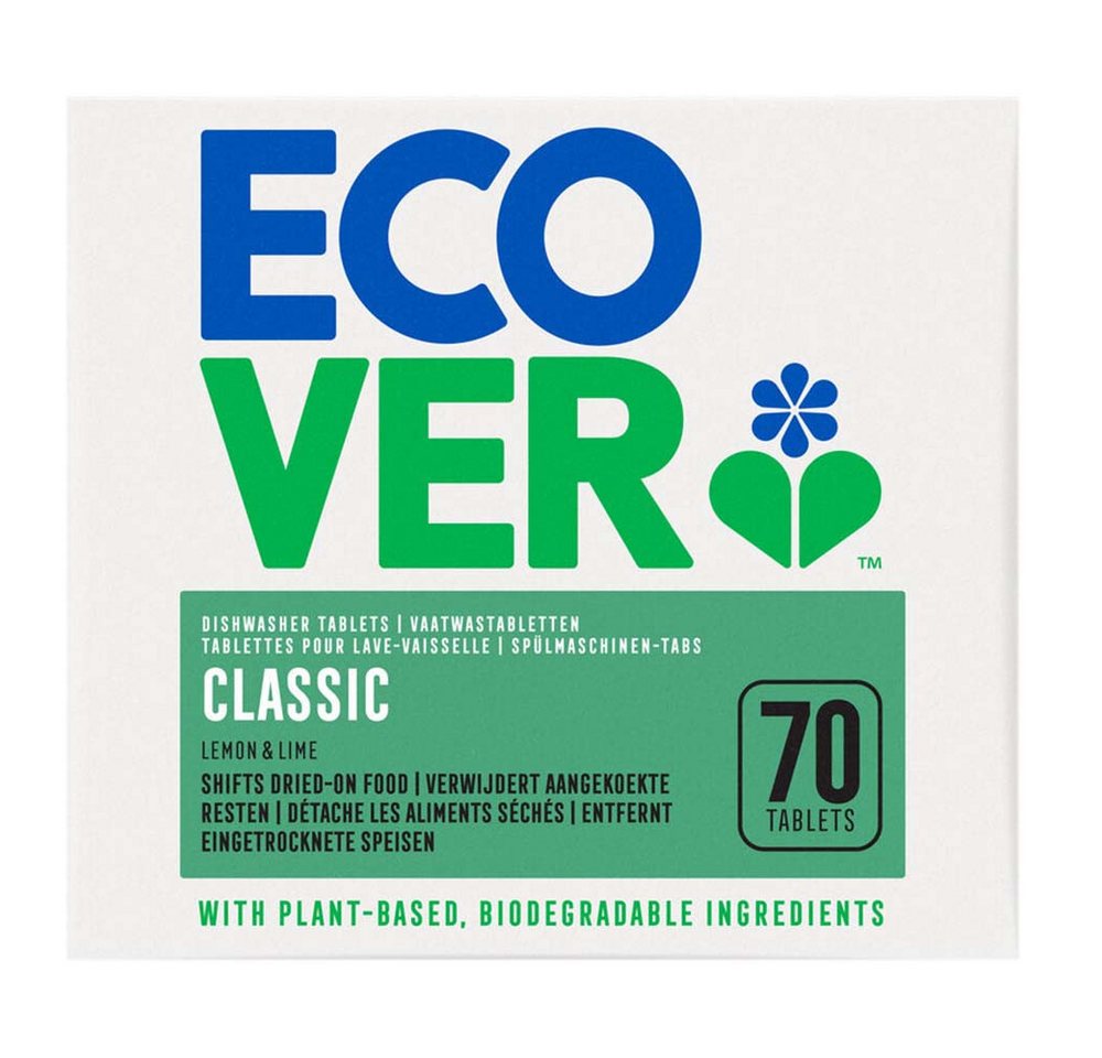 Ecover Spülmaschinen-Tabs - Classic 70 Stück 1,4Kg Spülmaschinentabs Ecover Spülmaschinen-Tabs - Classic 70 Stück 1,4Kg Spülmaschinentabs von Ecover