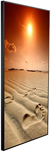 Ecowelle Infrarotheizung mit Bild | 1200 Watt | 60x120 cm | Infrarot Heizung| | Made in Germany| d 2 Sonnenuntergang am Strand von Ecowelle