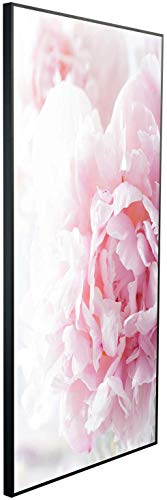 Ecowelle Infrarotheizung mit Bild | 750 Watt | 60x120 cm | Infrarot Heizung| | Made in Germany| a 21 rosa Pfingstrose von Ecowelle