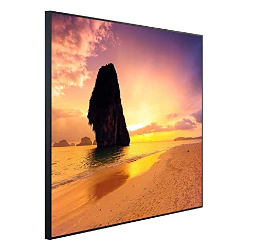 Ecowelle Infrarotheizung mit Bild | 750 Watt | 60x120 cm | Infrarot Heizung| | Made in Germany| d 45 Tham Phra Nang Strand von Ecowelle