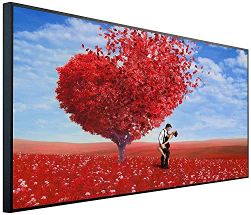 Ecowelle Infrarotheizung mit Bild | 750 Watt | 60x120 cm | Infrarot Heizung| | Made in Germany| i 185 Herz der Liebe von Ecowelle