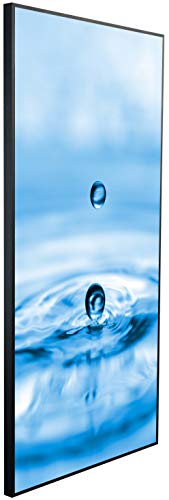 Ecowelle Infrarotheizung mit Bild | 750 Watt | 60x120 cm | Infrarot Heizung| | Made in Germany| i 53 Wassertropfen von Ecowelle