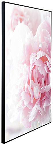 Ecowelle Infrarotheizung mit Bild | 900 Watt | 60x120 cm | Infrarot Heizung| | Made in Germany| a 21 rosa Pfingstrose von Ecowelle