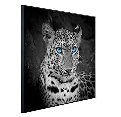 Ecowelle Infrarotheizung mit Bild | 900 Watt | 60x120 cm | Infrarot Heizung| | Made in Germany| b 64 Leopard von Ecowelle
