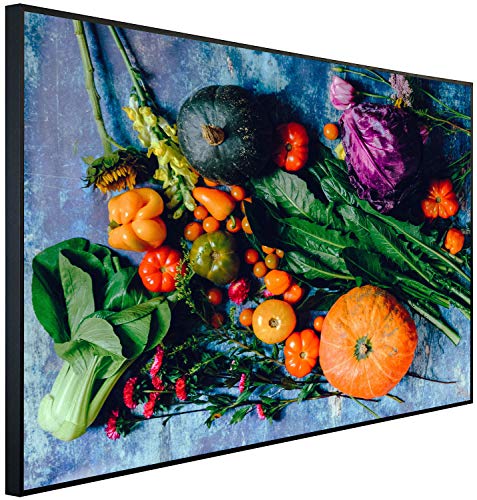 Ecowelle Infrarotheizung mit Bild | 900 Watt | 60x120 cm | Infrarot Heizung| | Made in Germany| c 112 Früchte und Gemüse von Ecowelle